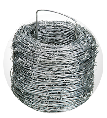 Arame farpado galvanizado para cercamento rural e industrial